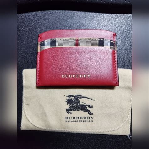 burberry horseferry check izzy card case|Burberry Red Horseferry Check Izzy Card Case .